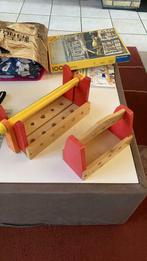Boîte à outils en bois de couleur (1 grande et 1 petite), Enfants & Bébés, Jouets | Jouets en bois, Utilisé, Enlèvement ou Envoi