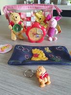 Winnie l'ourson, trousse de toilette, horloge, miroir, 2 pel, Collections, Disney, Comme neuf, Enlèvement ou Envoi