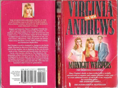 Midnight Whispers by Virginia Andrews, Livres, Langue | Anglais, Utilisé, Fiction, Enlèvement ou Envoi