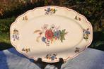 §  plat oval sarreguemines decor agreste, Ophalen of Verzenden