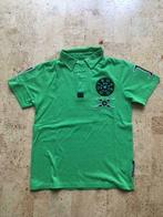 coole groene polo T-shirt Outboard maat 146-152, Jongen, Gebruikt, Ophalen of Verzenden, Shirt of Longsleeve