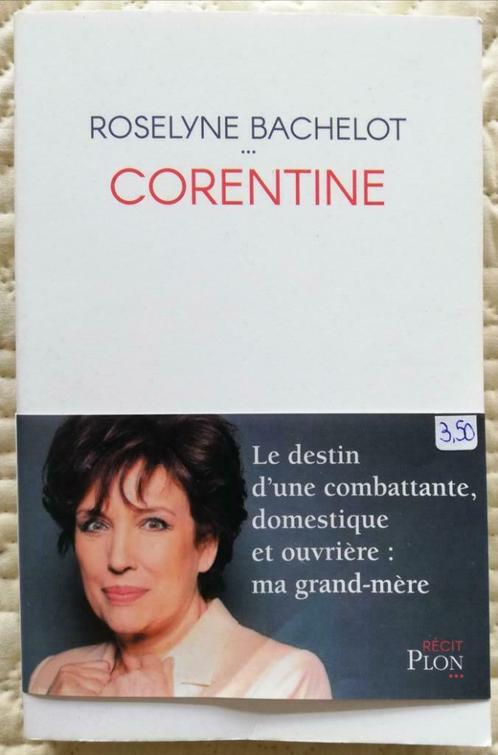 Corentine : Roselyne Bachelot, Livres, Romans, Belgique, Enlèvement ou Envoi