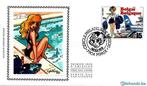 first day cover op zijde- natascha, Postzegels en Munten, Postzegels | Europa | België, Ophalen of Verzenden