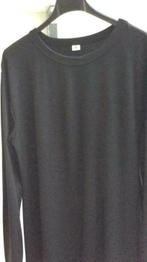 T-shirt très long (77 cm) unisexe, Vêtements | Femmes, T-shirts, Noir, Taille 38/40 (M), Enlèvement ou Envoi, Neuf