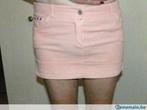 Mini  jupe  jeans  rose ;, Kleding | Dames, Rokken, Gedragen, Ophalen of Verzenden, Roze