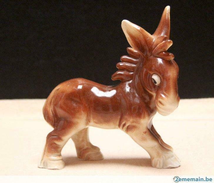 Porcelaine_23_Ane – cheval, Antiek en Kunst, Antiek | Porselein, Ophalen of Verzenden