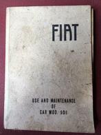 Fiat 501 1923 manual, Achat, Particulier