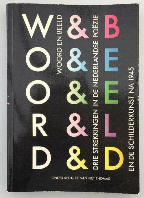 Woord en beeld,  Piet Thomas., Livres, Poèmes & Poésie, Utilisé