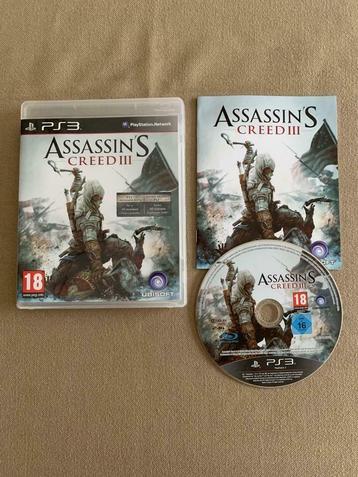 Jeu Playstation 3: Assassin's Creed III, 18+, Enlèvement ou Envoi, 1 joueur, À partir de 18 ans, Aventure et Action