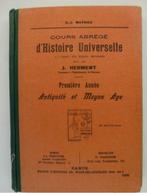 Cours abrégé d'Histoire Universelle C.-J. Mathieu première, Envoi