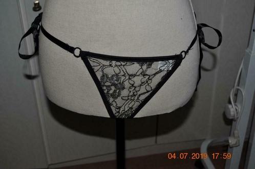 LOT 44 ; string original, Kleding | Dames, Ondergoed en Lingerie, String, Zwart, Ophalen of Verzenden