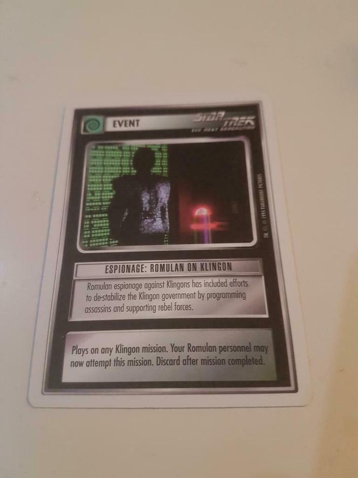 Star Trek The Next Generation Verzamelkaarten 1995, Hobby en Vrije tijd, Verzamelkaartspellen | Overige, Gebruikt, Meerdere kaarten