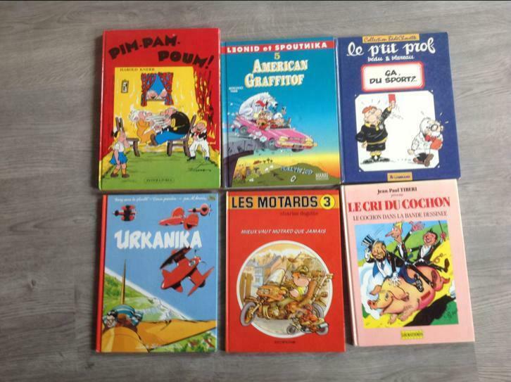 Komische strips - 6 stuks - hc - franstalig - 1987, Boeken, Strips | Comics, Zo goed als nieuw, Meerdere comics, Europa, Ophalen of Verzenden