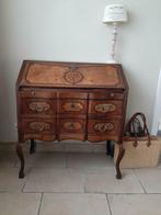 Bureau secrétaire marqueterie, style Louis XV, en fruitier, Ophalen