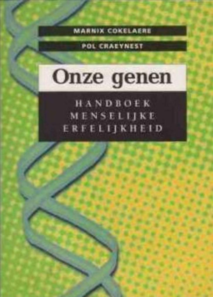 Onze genen, Marnix Cokelaere, Pol Craeynest, Boeken, Gezondheid, Dieet en Voeding, Ophalen of Verzenden