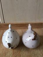 Lot de 2 petites poules sel et poivre, Collections, Utilisé