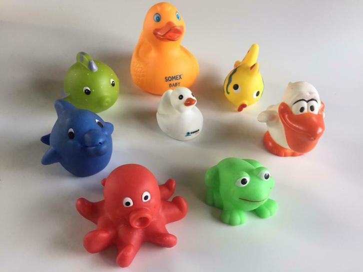 2 Sets Kleine badspeeltjes zie foto’s, Kinderen en Baby's, Speelgoed | Babyspeelgoed, Zo goed als nieuw, Ophalen of Verzenden