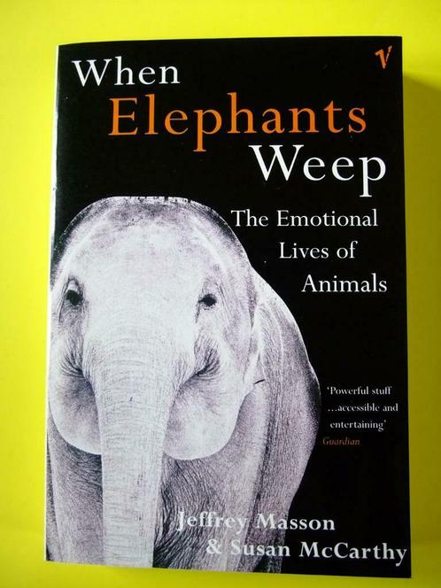 When elephants weep - Bestseller!!!! - NIEUWSTAAT!!, Boeken, Taal | Engels, Nieuw, Ophalen of Verzenden