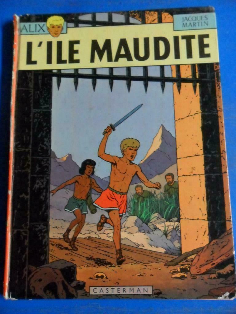 Alix - L'île maudite - Casterman - Jacques Martin, Gelezen, Eén stripboek, Ophalen of Verzenden, Jacques Martin