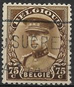 POSTZEGELS BELGIË- NR. 341 KONING ALBERT I, Postzegels en Munten, Gestempeld, Koninklijk huis, Ophalen of Verzenden, Gestempeld