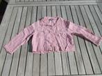 Mooi linnen kindervestje in 'vuil' roze, maat 152, MET, Meisje, Trui of Vest, Nieuw