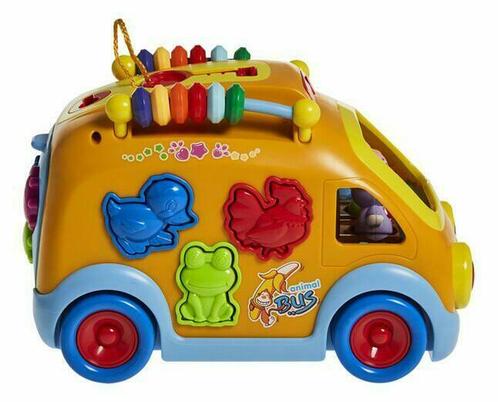 Jouet: bus trieur des formes musical, Kinderen en Baby's, Speelgoed | Fisher-Price, Zo goed als nieuw, Auto of Voertuig, Met geluid