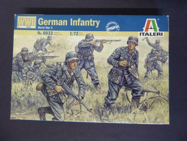 Italeri - german intantry ww2 - n 6033, Hobby en Vrije tijd, Modelbouw | Figuren en Diorama's, Nieuw, Figuur of Figuren, 1:50 of kleiner