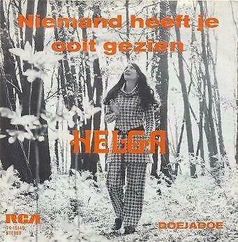 Helga – Niemand heeft je ooit gezien - Single –, Cd's en Dvd's, Vinyl | Nederlandstalig, Ophalen of Verzenden