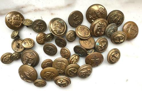 LOTS 39 BOUTONS MARINE, Collections, Objets militaires | Général, Marine, Enlèvement ou Envoi