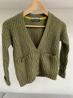 Gebreide knit wollen gilet/ trui kaki 134 I am for JBC, Enlèvement ou Envoi, Comme neuf, I AM for JBC, Pull ou Veste