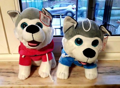 knuffel peluche pluche wolf merk L&B nieuwstaat met kaartje, Kinderen en Baby's, Speelgoed | Knuffels en Pluche, Nieuw, Ophalen of Verzenden