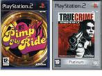 2 spelletjes voor de playstation 2(true crime +pimp my ride), Aventure et Action, Utilisé, Enlèvement ou Envoi