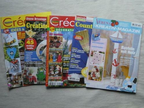 Lot de 5 magazines bricolages en bois, Hobby & Loisirs créatifs, Hobby & Loisirs Autre, Utilisé