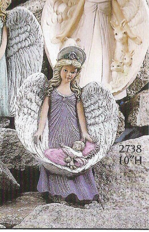 Bescherm-engel van wit keramiek (biscuit)., Hobby & Loisirs créatifs, Poterie, Neuf, Enlèvement ou Envoi