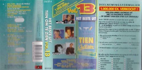 VOL 13 HET BESTE UIT TIEN OM TE ZIEN, CD & DVD, Cassettes audio, Originale, 1 cassette audio, Avec boîte de rangement, étagère ou coffret