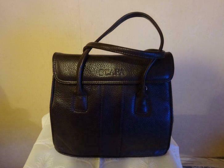 Sac à main "Scapa" Vintage ., Handtassen en Accessoires, Tassen | Damestassen, Zo goed als nieuw, Handtas, Bruin, Ophalen