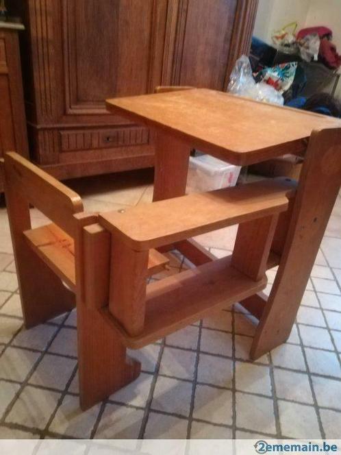 A vendre, ancien banc d'école pliable pour 1 personne, Huis en Inrichting, Overige Huis en Inrichting, Gebruikt