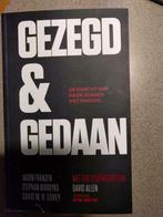 Gezegd en gedaan (Said & Done), Boeken, Ophalen of Verzenden, Zo goed als nieuw