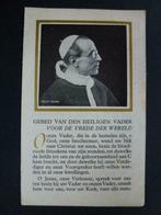 bidprentje  Paus Pius XII 1941, Envoi, Image pieuse