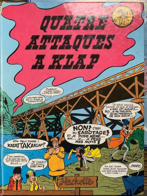 Quatre attaques à Klap - Hachette 1968, Livres, BD, Utilisé, Une BD, Enlèvement ou Envoi