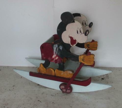 Korst Bij wet Verzending ② antiek houten Mickey Mouse schommelpaard AHI — Antiek | Speelgoed —  2dehands