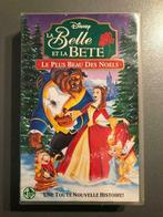 VHS La Belle et la Bête : Le Plus Beau des Noëls, Tekenfilms en Animatie, Alle leeftijden, Gebruikt, Ophalen of Verzenden