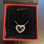 Zilveren ketting uit de collectie van Pimente, Handtassen en Accessoires, Kettingen, Zo goed als nieuw, Paars, Zilver, Met edelsteen