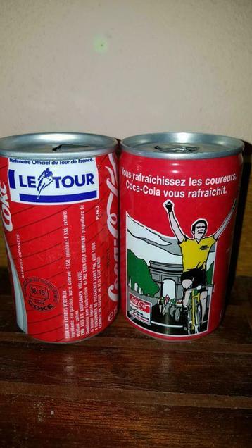 Mini canettes coca cola du tour de France, Enlèvement ou Envoi, Utilisé