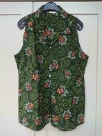 Retro zomerblouse - Maat 44, Ophalen of Verzenden, Zo goed als nieuw, Maat 42/44 (L), Groen