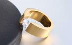 Homme IR23 Wiredrawing Fashion Zirconium Stainless Steel Rin, Ophalen, Nieuw
