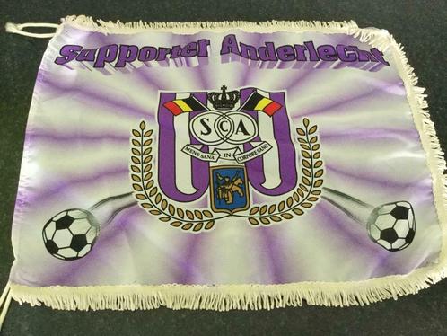 Kleine vlag van Anderlecht, Sports & Fitness, Football, Utilisé, Accessoires de club, Enlèvement ou Envoi