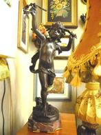 Ancien & Authentique bronze cupidon d'Auguste Moreau, Antiquités & Art, Enlèvement