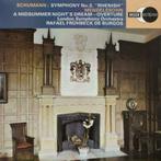 LP Schumann Mendelssohn London Sym Orch De Burgos 1974, Cd's en Dvd's, Vinyl | Klassiek, Gebruikt, Ophalen of Verzenden, Romantiek