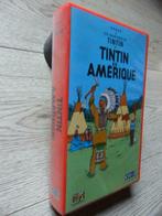 VHS - Les aventures de Tintin - Tintin en Amérique - Hergé, Tekenfilms en Animatie, Ophalen of Verzenden, Tekenfilm